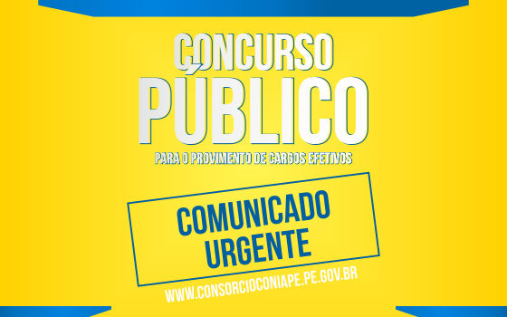 Comunicado sobre Concurso Público do Município de Santa Cruz do Capibaribe/PE