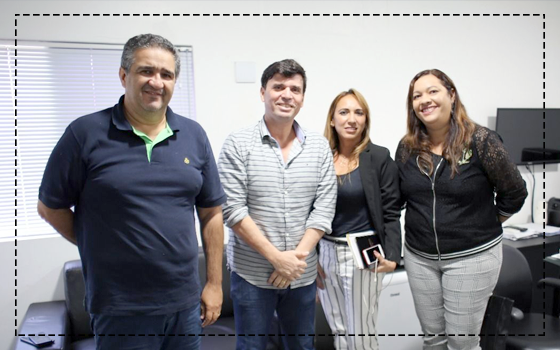 EQUIPE DO CONSÓRCIO PERNAMBUCANO CONIAPE VISITA ESCRITÓRIO DO CONISUL