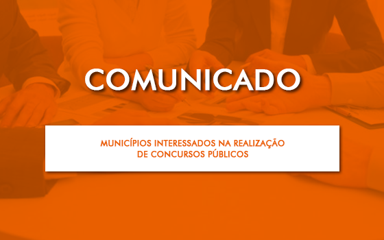 CONIAPE comunica aos municípios consorciados organização de novo processo para realização de concursos públicos