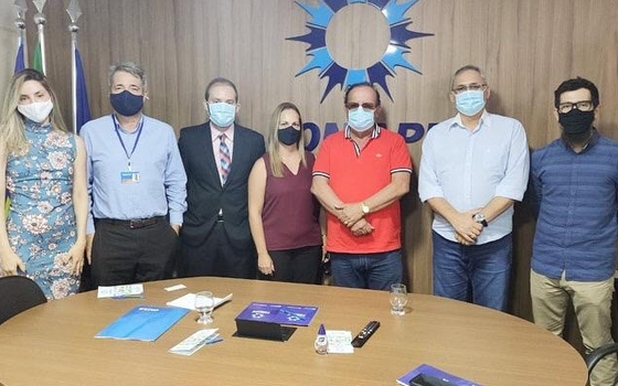 Presidente do CONIAPE recebe a visita do Superintendente da Caixa Econômica Federal / Caruaru