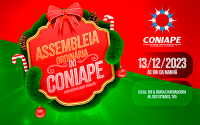 CONIAPE convoca para a 4ª Assembleia Ordinária de 2023