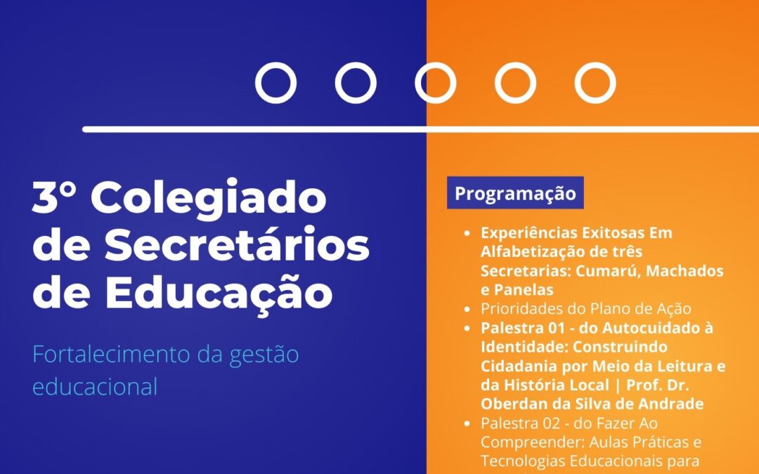 Núcleo de Educação do CONIAPE promove Colegiado em Caruaru
